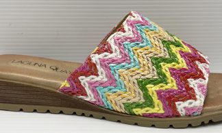 Laguna Quays Ganni Bright Multi Raffia