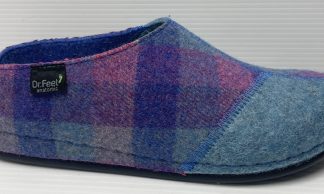Dr Feet Hilda Purple Tartan