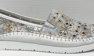 Cabello Clear White Print