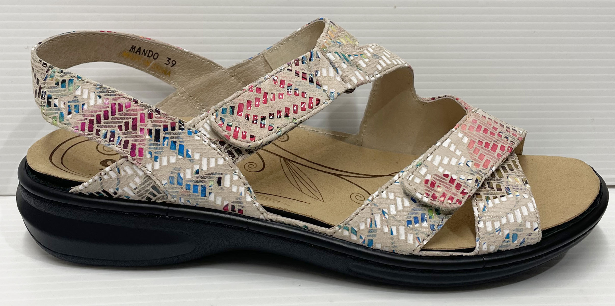 Cassini Mando Cream Zigzag