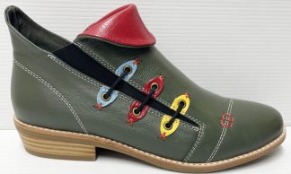 Django & Juliette Likasi Olive/Dark Red