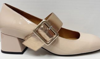 Bresley Pagoda Nude Patent/Rose Gold